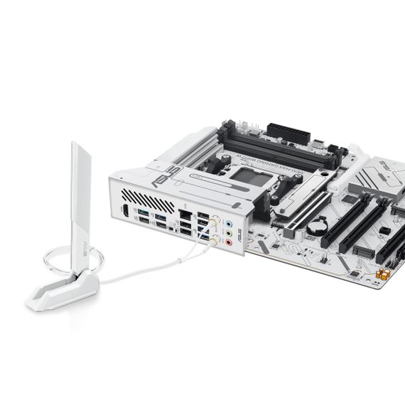 Материнcька плата ASUS X870 MAX GAMING WIFI7 W sAM5 X870 4xDDR5 M.2 HDMI USB Type-C WiFi BT ATX білий 90MB1LZ0-M0EAY0 | Зображення 6