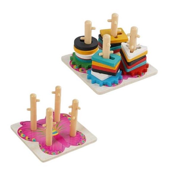 Игра развивающая Пирамидки C 58259 Фигуры