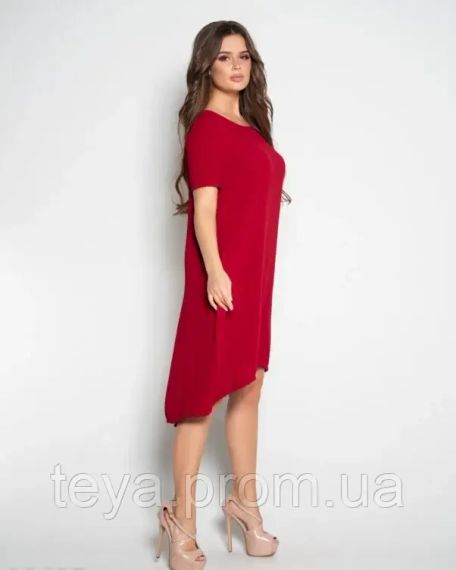 Плаття для жінок колір бордовий розмір XL FI_000094 | Зображення 1