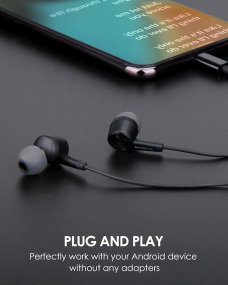 Навушники-вкладиші PALOVUE USB Type-C з мікрофоном і регулятором гучності | Зображення 2