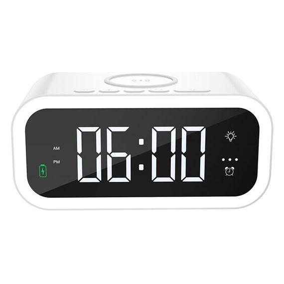 БЗП WIWU Wi-W015 2 in 1 Time Wireless Charger White | Зображення 2