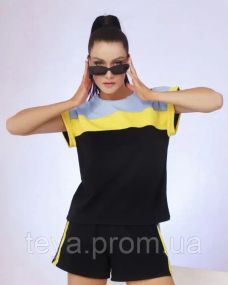Спортивний костюм для жінок чорний розмір S FI_002148