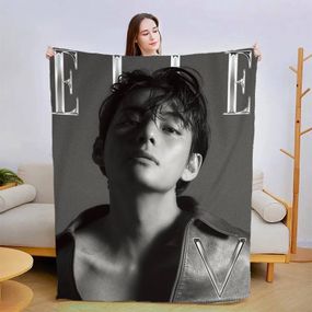Плед 3D Kim Taehyung BTS №2 13369 135х160 см