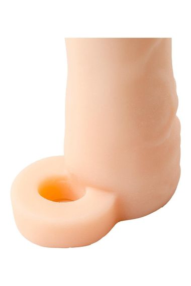 Насадка на пеніс Virgite S9 бежева, 16.4 см Sex Aura | Зображення 4