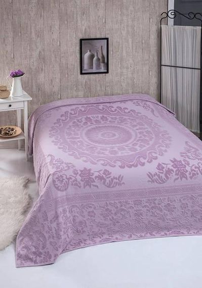 Простынь Belizza Odessa lila 200х220см Велюр