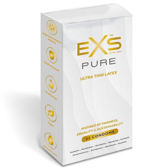Презервативи - EXS Pure, 12 шт. Sex Aura