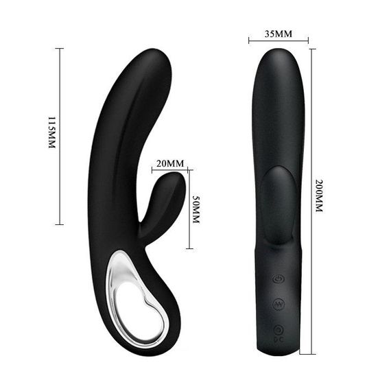 Вібромасажер із кліторальним стимулятором "ELMER" BI-014413-1 Sex Aura | Зображення 6