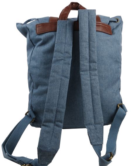 Рюкзак міський Retro-Ruscksack блакитний на 20л | Зображення 2