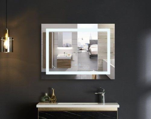 Дзеркало Mixxus WARM MR12-70x50-REVERSE з LED Touch, Anti-fog, димером, регулюванням яскравості (MI6670) | Зображення 3