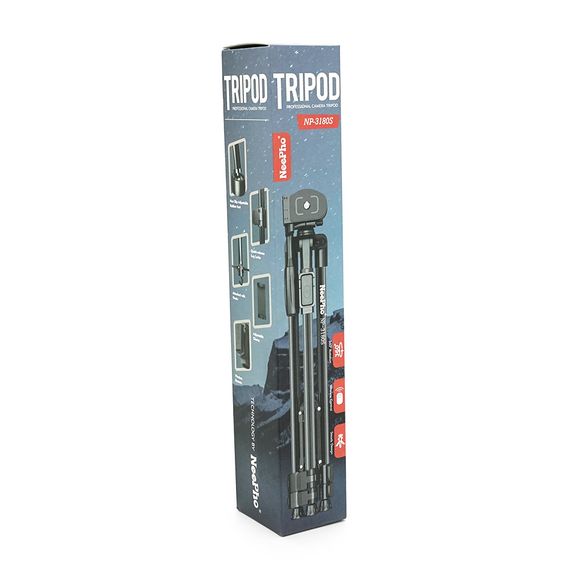 Штатив Nee Pho NP-3180S+пульт, висота 50-136см, Box | Зображення 1