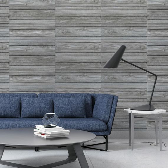 Покриття вінілове самоклеюче 3D рейки 600х600х2,8мм SW-00003247 | Зображення 5