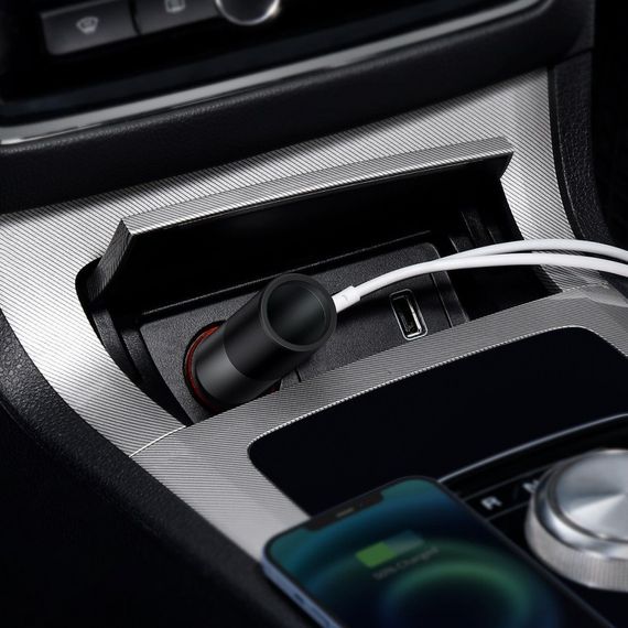 АЗП Baseus Share Together with Cigarette Port USB + Type-C 120W | Зображення 3