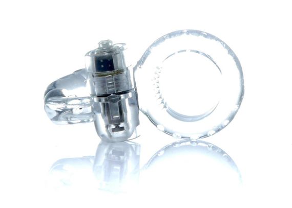 Эрекционное кольцо - Rabbit Vibro CockRing Clear Sex Aura | Зображення 5