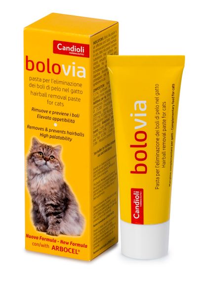 Паста для вывода шерсти у котов Candioli Bolo Via, 50 гр