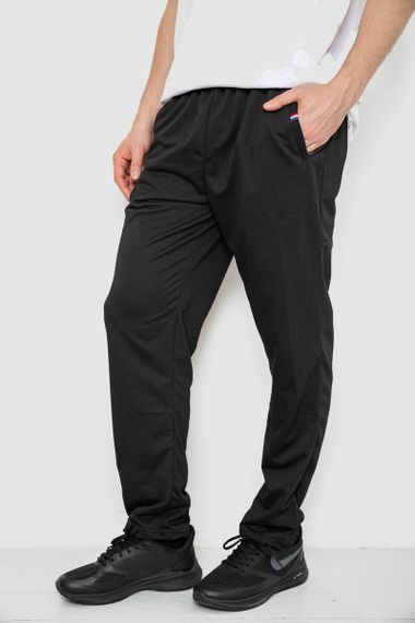 Спорт штани чоловічі, колір чорний, 244R41745 | Зображення 2