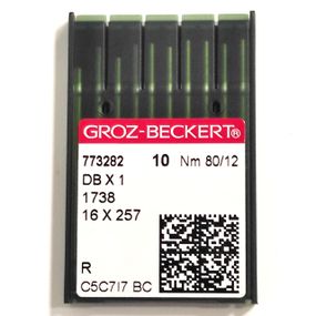 Иглы для промышленных швейных машин Groz-Beckert DBx1, R, №80