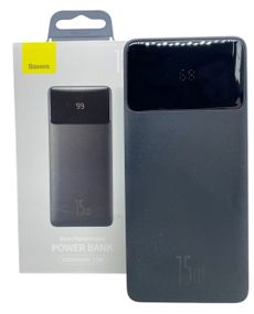 Power Bank 10000 мАh 15 Вт BASEUS реальна ємність швидка зарядка зовнішній акумулятор павербанк