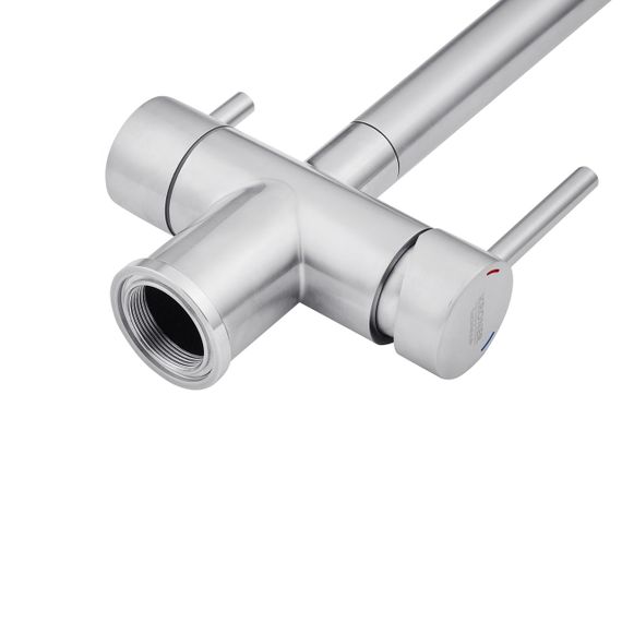 Змішувач для кухні з підключенням до фільтра Kroner KRP Edelstahl Klassisch - ESG03815BLK | Зображення 6