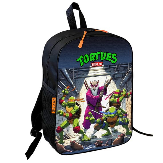 Рюкзак школьный детский 36х27см Черепашки-ниндзя для мальчика (00791)