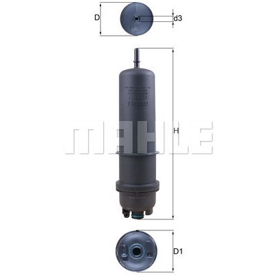 Фильтр топливный KOLBENSCHMIDT KL872/7