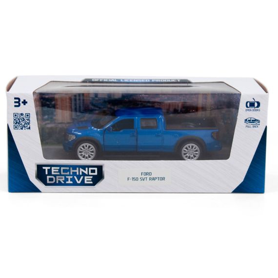 Дитяча автомодель FORD F-150 SVT Raptor TechnoDrive 250263 синій | Зображення 9