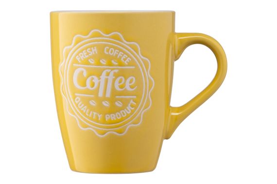 Чашка ARDESTO  Coffee, 330 мл, жовта, кераміка (AR3469Y) | Зображення 3