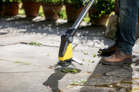 Тример садовий Karcher WRE 18-55 для видалення бур'янів, акум., 18В, 2.85кг, Solo (без АКБ та ЗП) (1.445-244.0) | Зображення 4
