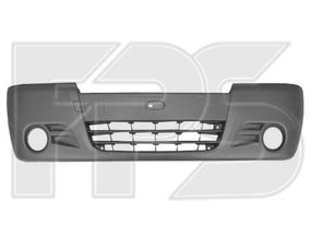 Передний бампер Opel Vivaro 07- с отв. ПТФ, верх-черный, низ-под покрас (FPS) 4416743