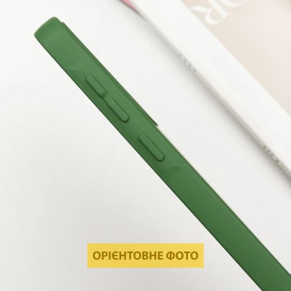 Чохол Silicone Cover Lakshmi Full Camera (AA) with MagFit для Google Pixel 8 Зелений / Dark green | Зображення 3