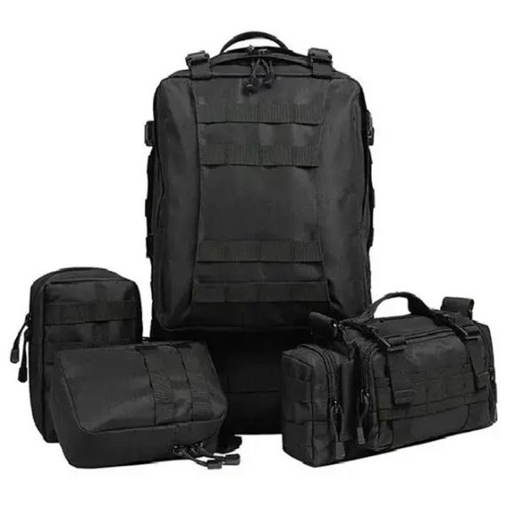 Пиксель Рюкзак тактический с итогами Eagle B08 55 литр / Военный, штурмовой / Армейский | Зображення 2