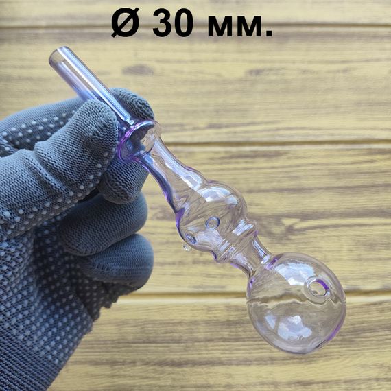 Стеклянная трубка для курения Bumba Oil Long Purple