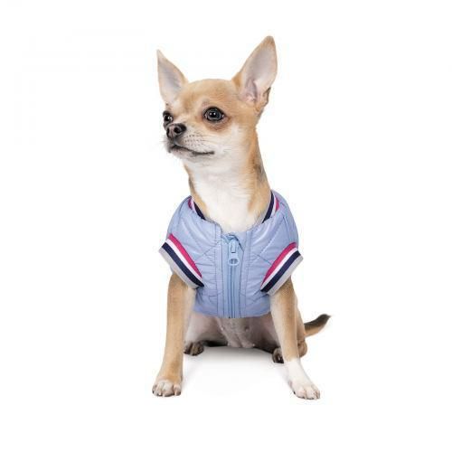 Бомбер Pet Fashion «Spike» для собак, размер L, голубой | Зображення 2