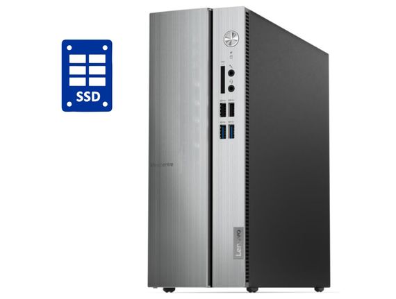 ПК Б-клас Lenovo IdeaCentre 510s-07ICK SFF / Intel Pentium Gold G5400 (2 (4) ядра по 3.7 GHz) / 8 GB DDR4 / 256 GB SSD / Intel UHD Graphics 610 / Wi-Fi б/в