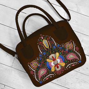 Сумка женская Kitto Чудо-цветок 25x20x9 см (SKI_23S015_TBR)