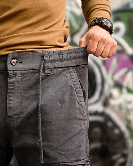 Міські карго штани jeans grey ПП7855 | Зображення 7