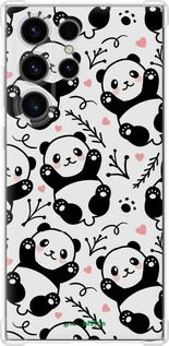 Чохол на Samsung Galaxy S24 Ultra Панди "4318sp-3389-2448"