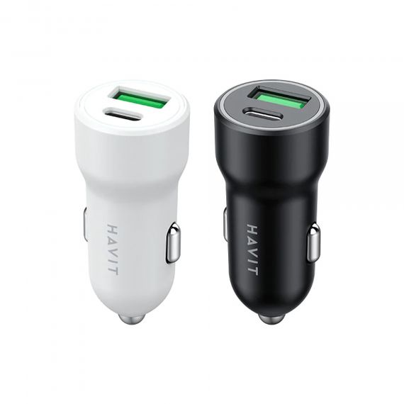 Автомобільний зарядний пристрій HAVIT HV-CC613 20W USB+USB-C | Зображення 9