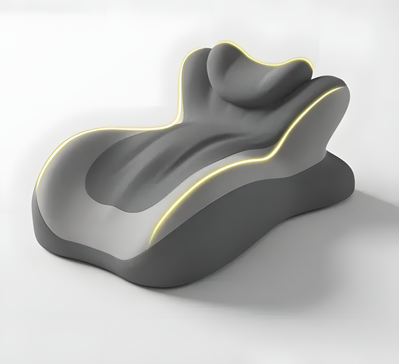 Ергономічна клинуватий подушка з memory foam для шиї, спини та ніг