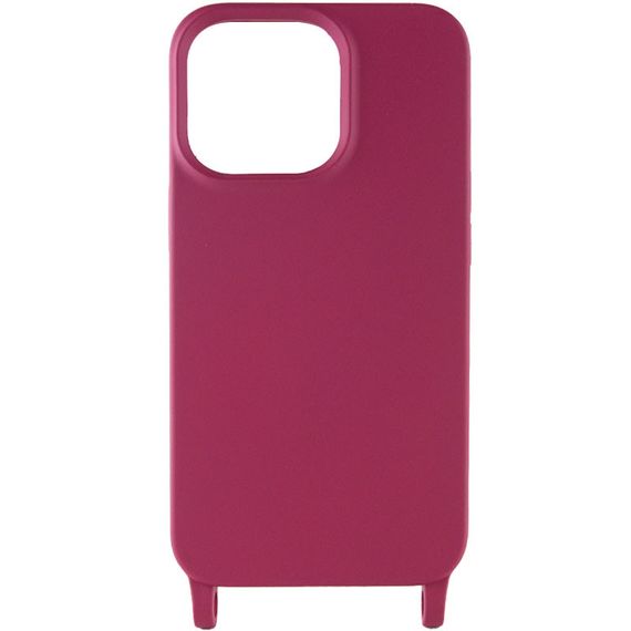 Чехол TPU two straps California для Apple iPhone 13 Pro Max (6.7") Красный / Rose Red | Зображення 1