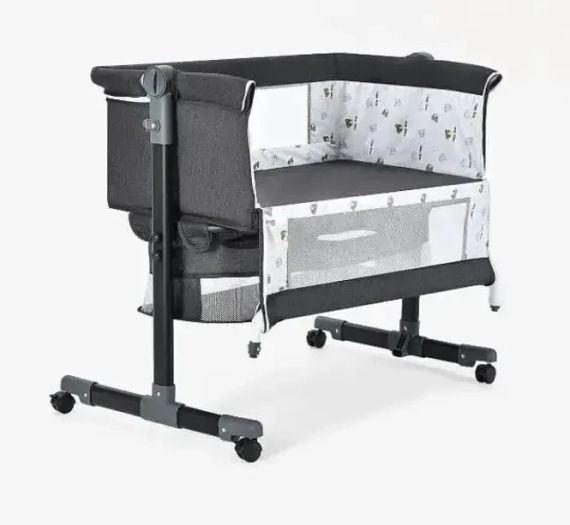 Багатофункціональне дитяче приставне ліжечко-гойдалка з пеленалним столиком | Зображення 4
