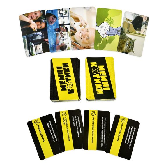 Настольная игра "Мемные котики" 30734 игральные карты 98 штук, инструкция | Зображення 3