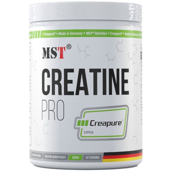 Креатин моногідрат MST Nutrition Creatine PRO Creapure 500 g /147 servings/