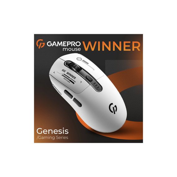 Мишка GamePro Genesis Winner Wireless/Bluetooth/USB White (GM079W) | Зображення 4