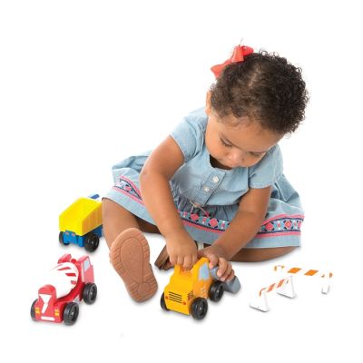 Ігровий набір Melissa&amp;Doug Дерев&apos;яний набір &quot;Будівельні машинки&quot; (MD656) | Зображення 6