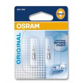 Показні лампа розжарювання OSRAM 2722-02B W2W 12 V W2x4.6D 10X2 Blister