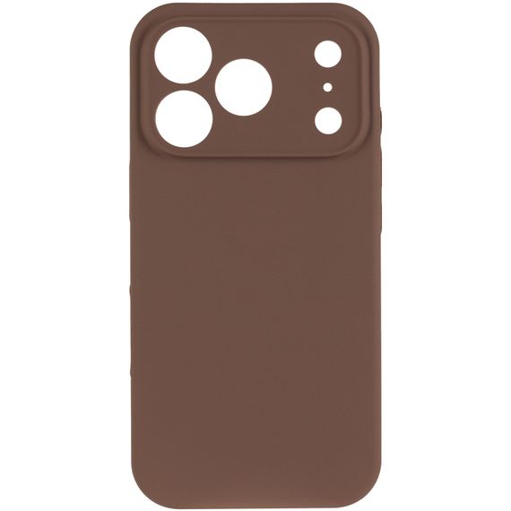 Чохол Silk Full Camera Protective (AA) NO LOGO для Apple iPhone 17 Pro / 18 Pro (6.3") Коричневий / Brown | Зображення 1