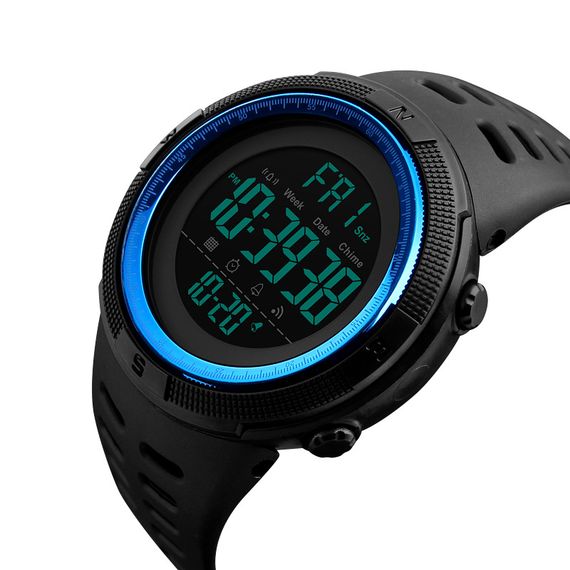 Чоловічий годинник Skmei 1251BU Black-Blue | Зображення 1