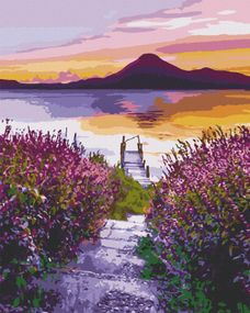 Картина по номерам. Art Craft "Озеро Атитлан. Гватемала" 40х50 см 10550-AC