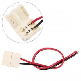 Соединительный кабель+коннектор пластиковый 8mm NEW 2pin