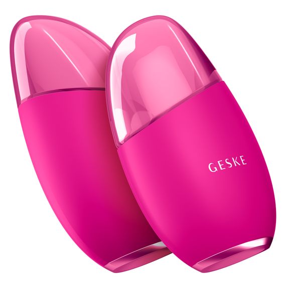 Масажер для обличчя GESKE Cool&Warm Eye and Face Massager 7в1 magenta | Зображення 5